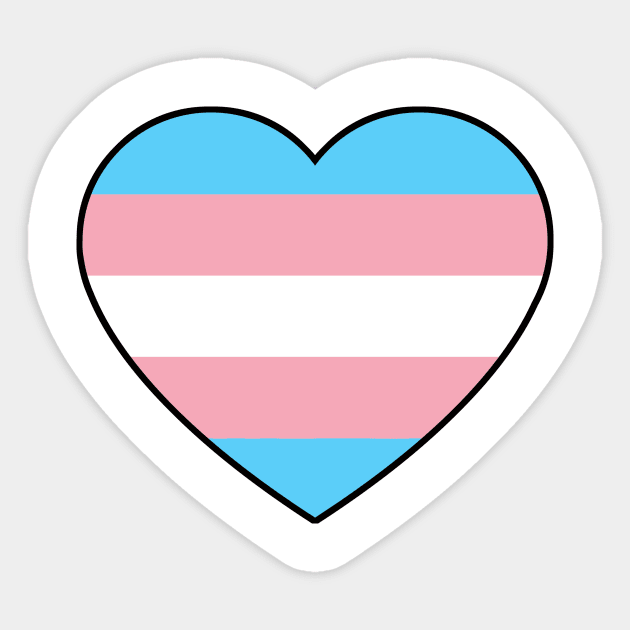 Transgender Heart Sticker by Calculated